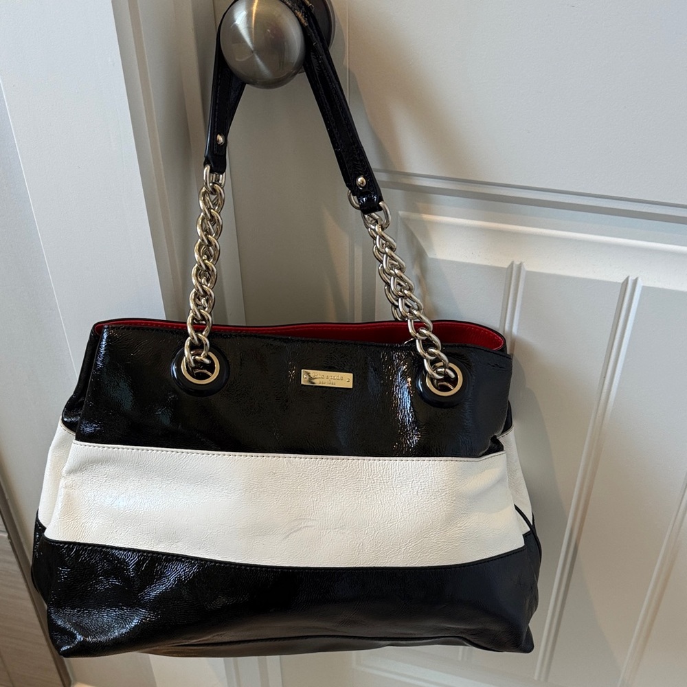 Black and White Women's Handbag